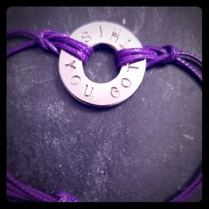 SOLD - Hand Stamped Bracelet "You Got This"